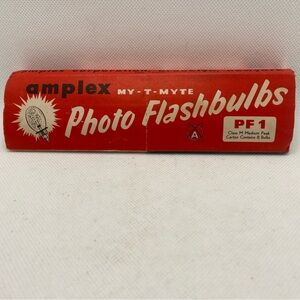 Vintage Amplex PF1 Photo Flashbulbs